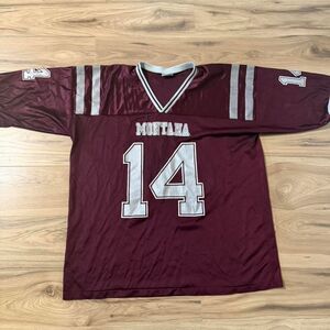 Vintage 90s Montana College football jersey Size XL Made In USA single stitch